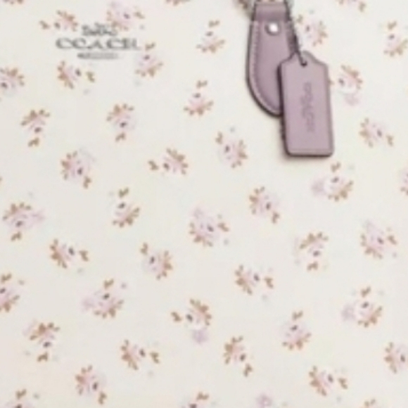 NWT Coach Gallery Large Tote Bag With Floral Print Retail$345๐ - Picture 8 of 8